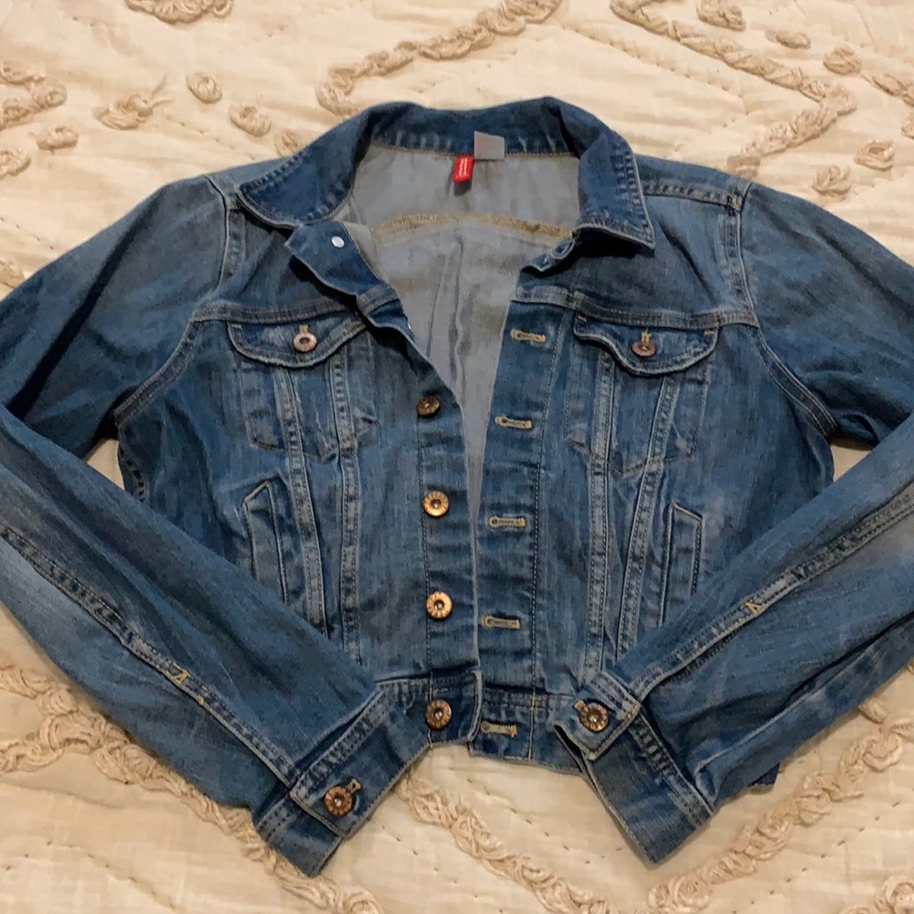 Cropped Denim Jacket